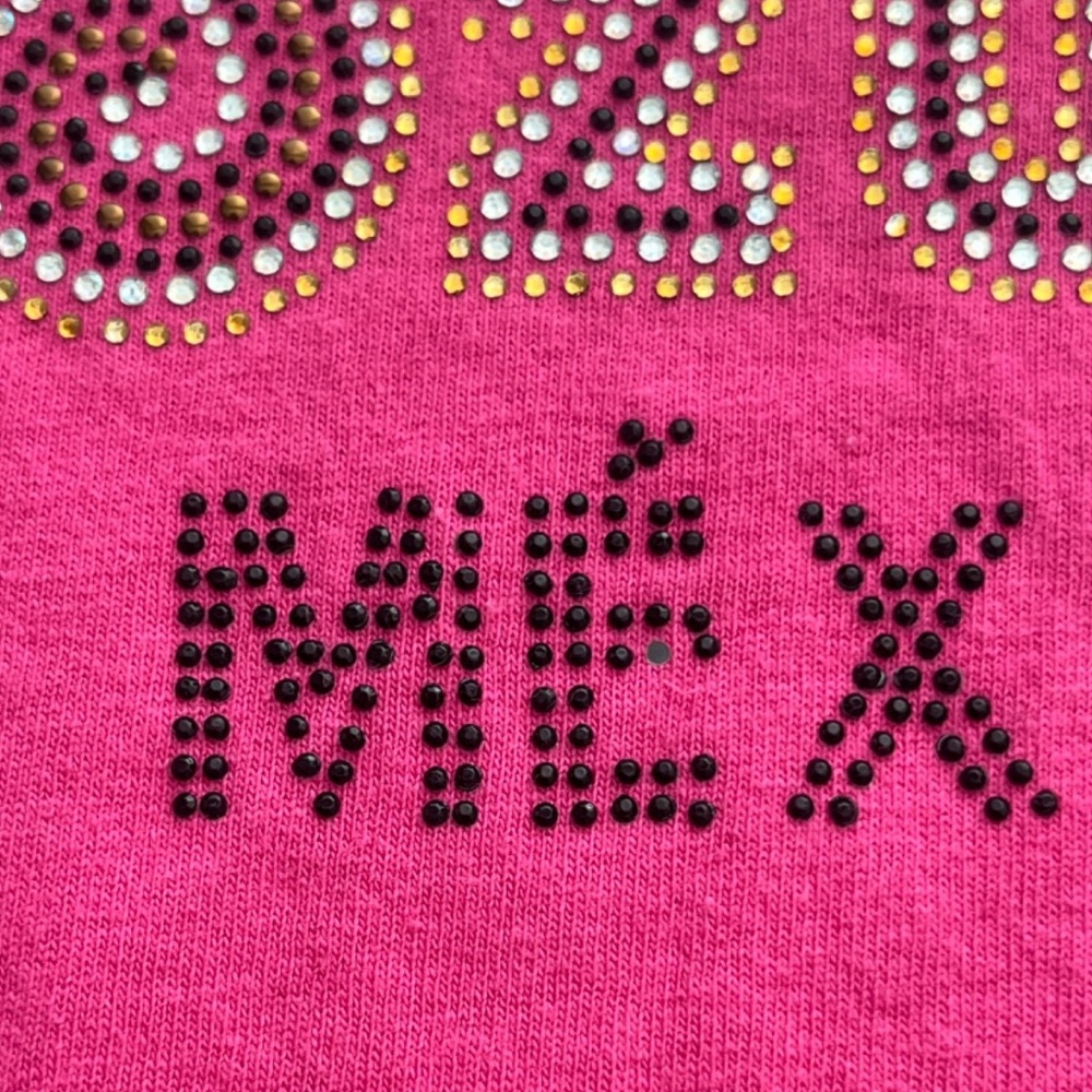 3 For $15 Women's Optima Pink Cozumel Mexico Bling Short Sleeve T-Shirt - Picture 6 of 13